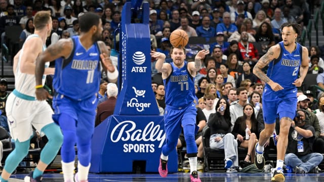 Luka Doncic, Kyrie Irving, Dereck Lively II, Dallas Mavericks